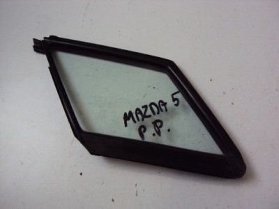 Скло правий перед mazda 5 2.0 d 05- фото №1