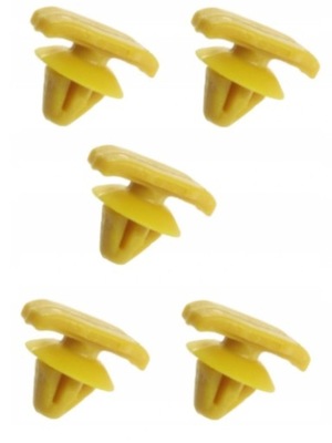 5 x кліпса ущільнювачі двері skoda octavia ii rapid фото №1