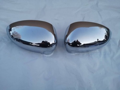 Комплект права ліва захист дзеркал fiat 500 07-r дзеркало корпус хром фото №1