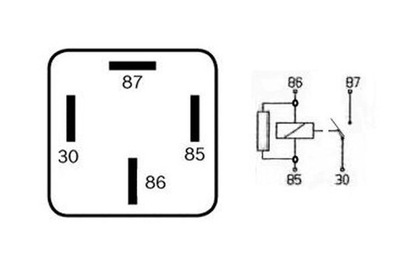 717942 BOSCH PRZEKAZNIK 12V 30A (4 STYKI) /POMARANCZOWY/ BMW 318 92 - ШТ