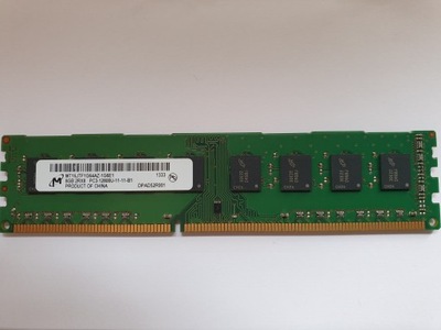 MICRON 8GB RAM PC3-12800U 1600MHz MT16JTF1G64AZ