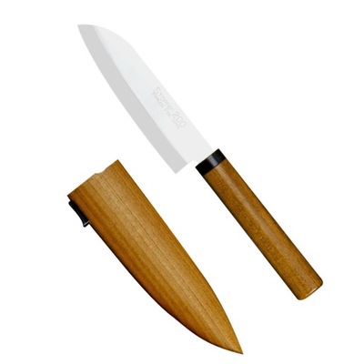 Kanetsune Japoński Nożyk z Drewnianą Pochwą 10,5cm