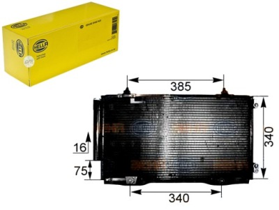 Hella конденсатор радиатор кондиционера 212980n kdt фото №1