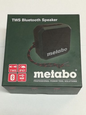 Głośnik Bluetooth TWS METABO nowy !!