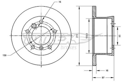 DISCOS DE FRENADO TOMEX BRAKES TX 70-35  