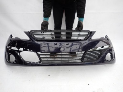 Peugeot 308 ii 2 13-17 бампер перед передній spr фото №1