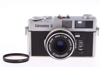 Analogowy Canon Canodate E + Canon 40mm f2.8
