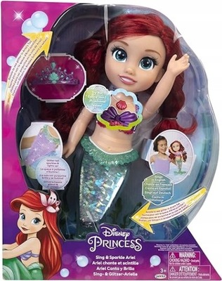 JAKKS DISNEY Princess Śpiewająca i Świecąca Ariel