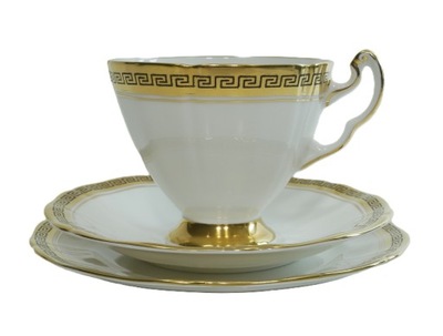 FILIŻANKA TRIO Z PORCELANY KOSTNEJ VINTAGE - ROYAL ADDERLEY