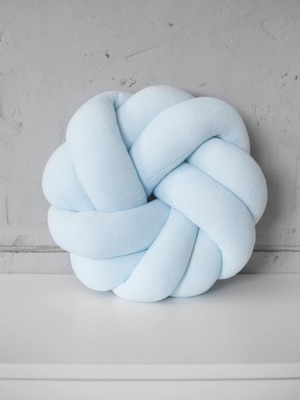 Poduszka Knot Pillow niebieska