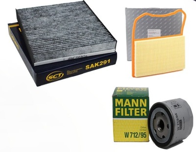 SET FILTERS VW POLO (6R1, 6C1) 1.0 OD2014  