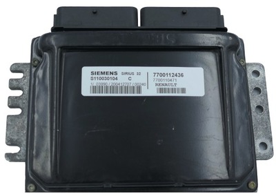 Блок управления renault s110030104c 7700112436 sirius32 фото №1