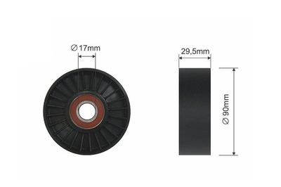 ROLLO TENSOR CORREA WIELOROWKOWEGO BUICK CENTURY, LESABRE, REGAL, CADILLA  