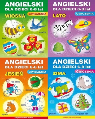 ANGIELSKI dla dzieci. -zestaw 4 książek!