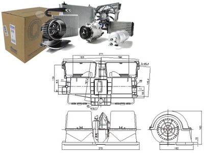 VENTILADOR SOPLADORES 24V SCANIA P G R T 01.03- NISSENS  