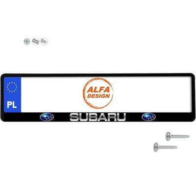 CUADRO TABLAS REJESTRACYJNEJ SUBARU 1 PIEZAS WKRETY REGALO  