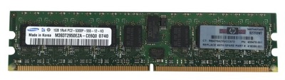 RAM 1GB DDR2 667MHz CL5 PC2-5300P 1Rx4 M393T2950EZA-CE6Q0 Samsung