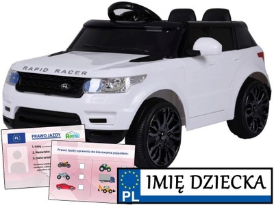 RAPID RACER samochodzik elektryczny z pilotem dla dziewczynki POJAZDY