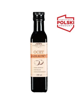 NATURALNY Ocet JABŁKOWY NIEKLAROWANY 250ml