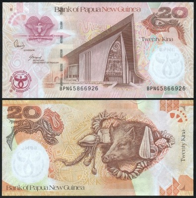 $ Papua Nowa Gwinea 20 KINA P-36a UNC 2008