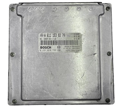 Блок керування mercedes w203 2.2 0281010799 a6111538279 + програмування фото №1