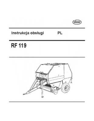 VICON RF 119 - MANUAL MANTENIMIENTO PL  