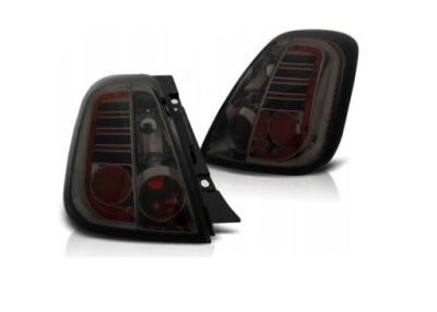 Ліхтарі  світлодіодний задні fiat 500 07- smoke led нове фото №1