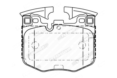 FERODO ZAPATAS DE FRENADO PARTE DELANTERA BMW 2 G42 G87 3 G20 G80 G28 3 G21 3 G21  