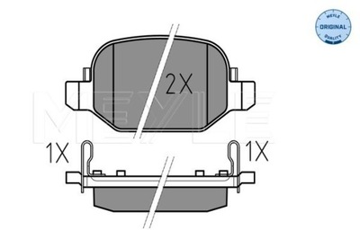 ZAPATAS DE FRENADO PARTE TRASERA FIAT 500L 12-  