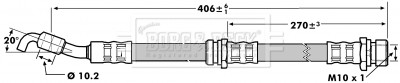 BORG & BECK BBH7067 ПАТРУБОК ГАЛЬМІВНИЙ ELASTYCZ