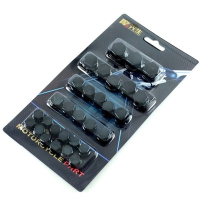 30PCS/СЕТ MOTORCYCLE SCREW CAP COVER HEAD BOD