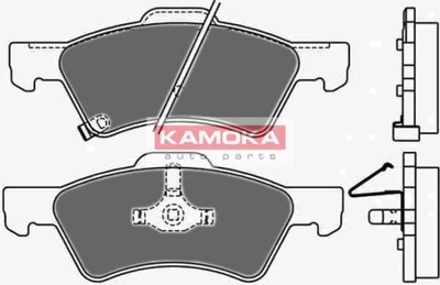 ZAPATAS DE FRENADO PARTE DELANTERA KAMOKA JQ1013020  