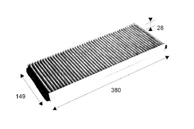 VALEO FILTRAS KABINOS Z ANGLIMI AKTYWNYM AUDI 80 B4 A4 B5 CABRIOLET B3 