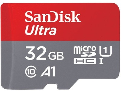 SanDisk Ultra microSDHC 32GB Android 120MB/s A1 UHS-I + Adapter