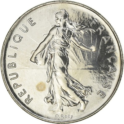 Moneta, Francja, Semeuse, 5 Francs, 1999, Paris, B