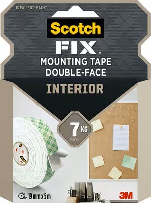3M Scotch-Fix Dwustronna taśma do wnętrz 19mm x 5m