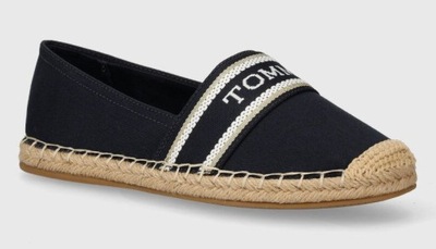 TOMMY HILFIGER PÓŁBUTY ESPADRYLE SKÓRA 39 DC323