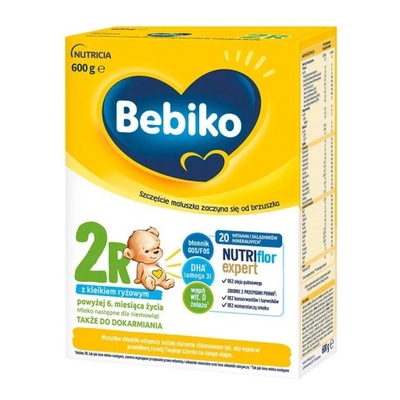 BEBIKO 2R mleko z kleikiem ryżowym 6mc 350g