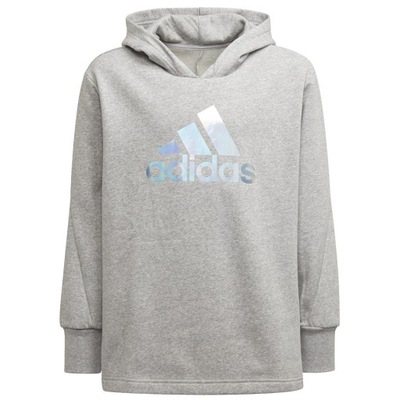 164 cm Bluza adidas G M Hoodie girls H57219 szary 164 cm