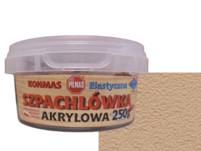 SZPACHLÓWKA AKRYLOWA ELAST KONMAS 250g DĄB CIEMNY