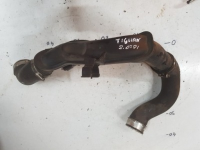 Vw tiguan i 5n 06-15 2.0 tdi cba труба интеркулер 5n0145770a фото №1