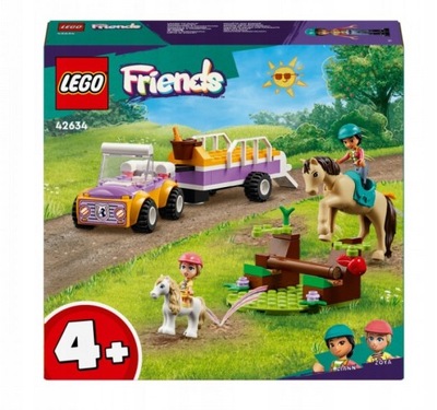 LEGO Friends Przyczepka na Konia i Kucyka