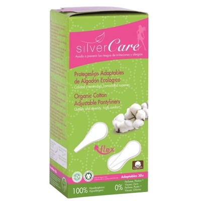 Masmi Silver Care elastyczne wkładki higieniczne z bawełny organicznej P1