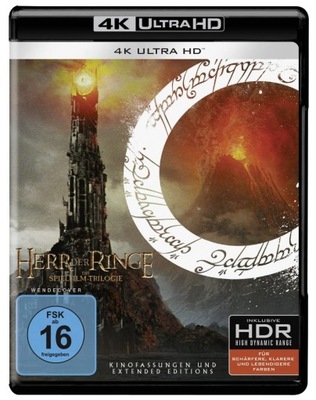 Władca pierścieni ultra HD 4K blu ray PL Niemcy