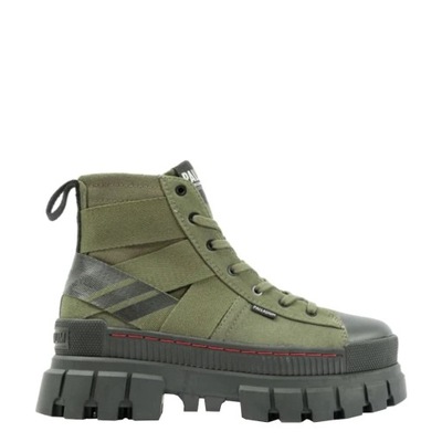 Botki Palladium REVOLT HI ARMY Olive Night 98579-309 Roz.39