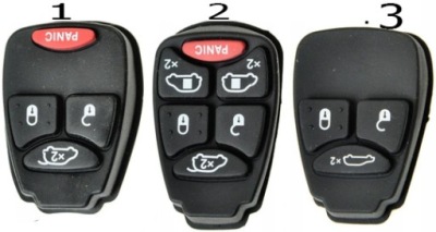 Chrysler jeep dodge резинка кнопки do корпус ключа фото №1