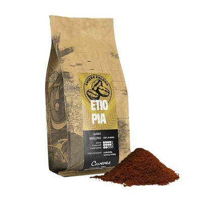 Kawa Caveres ETIOPIA mielona 250 g