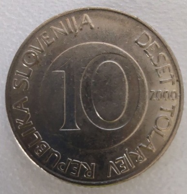 1202 - Słowenia 10 tolarów, 2000
