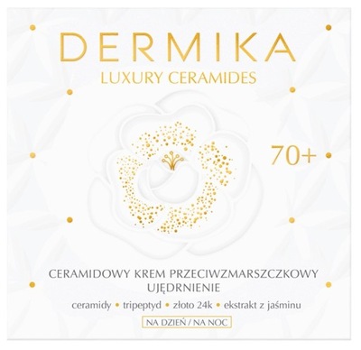 DERMIKA LUXURY CERAMIDES CERAMIDOWY KREM PRZECIWZMARSZCZKOWY 70+