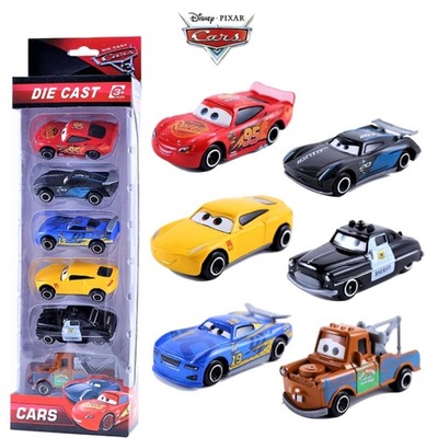 Disney Cars AUTA Zygzak Złomek 6 szt. resoraki